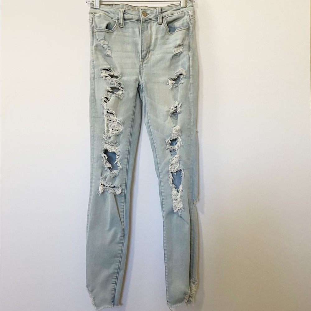 AEO Super high rise Next level stretch DenimX 4